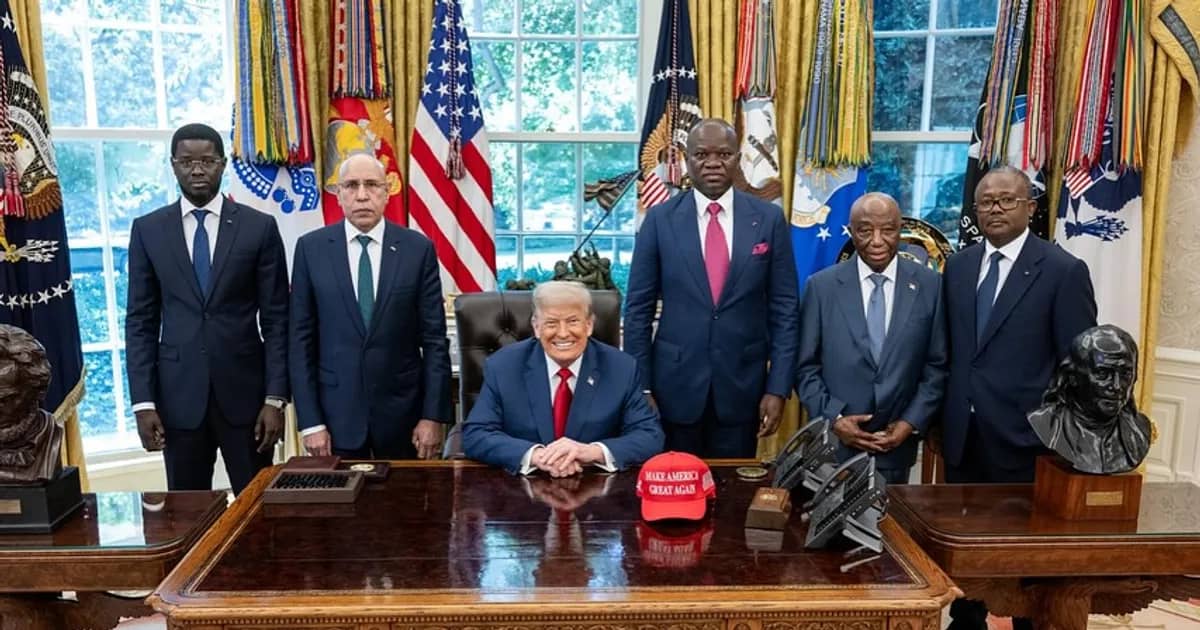 PR norte-americano manifesta interesse em visitar África em encontro com cinco líderes africanos