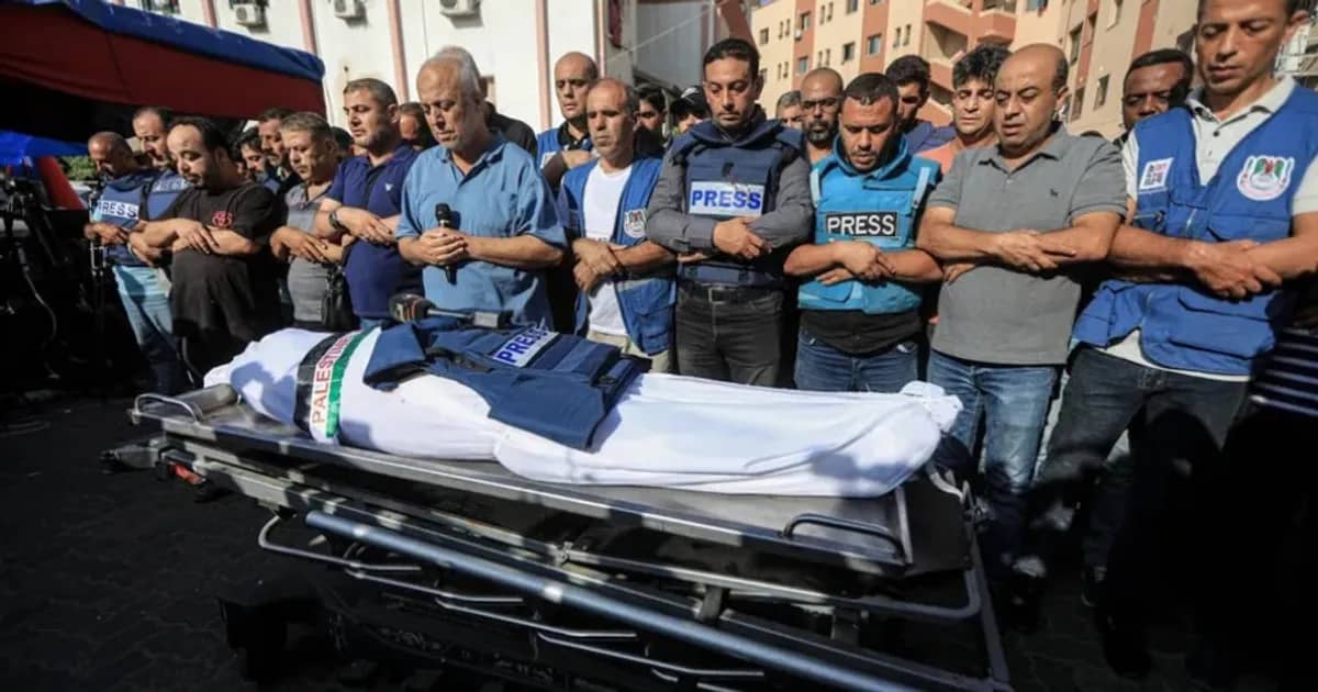 Proteção a jornalistas após ataque em Gaza