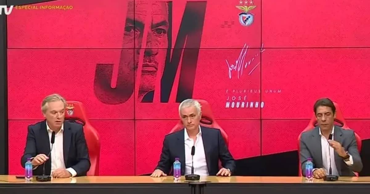 José Mourinho assume o comando do Benfica