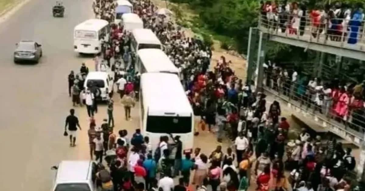 Paragens de táxi em Luanda registam enchentes face à subida da corrida a 300 kz