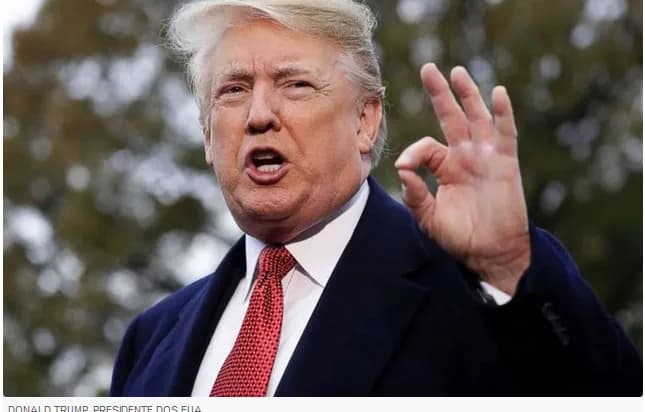 Trump diz que seu avião correu maior risco em voo secreto