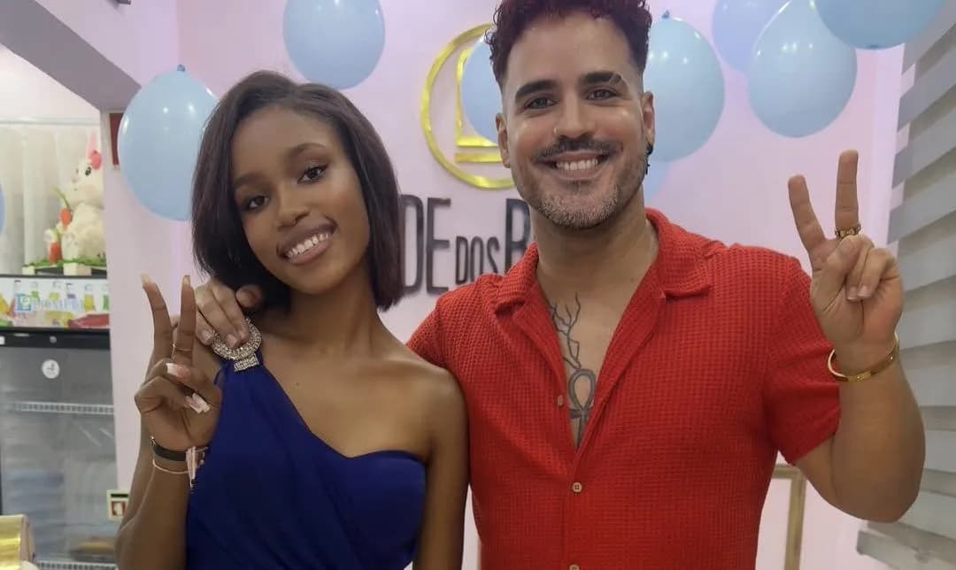 Conde dos Bolos celebra aniversário da filha Luna com bolo em formato de quadro