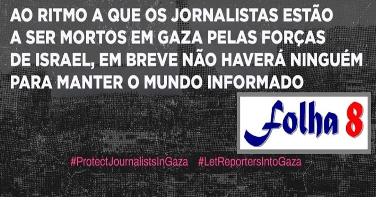 Protesto Contra Assassinato de Jornalistas em Gaza