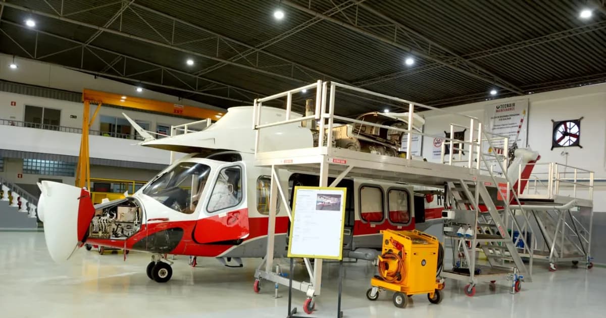 Primeiro hangar aeronáutico AMO em Angola