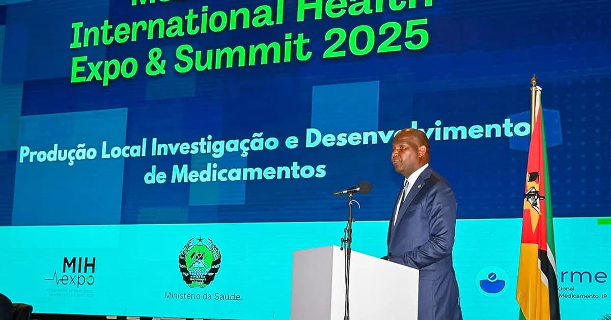 PR moçambicano defende soberania sanitária africana com mais produção local de medicamentos