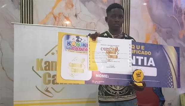 José Cativa vence concurso de música infantil no Cubango