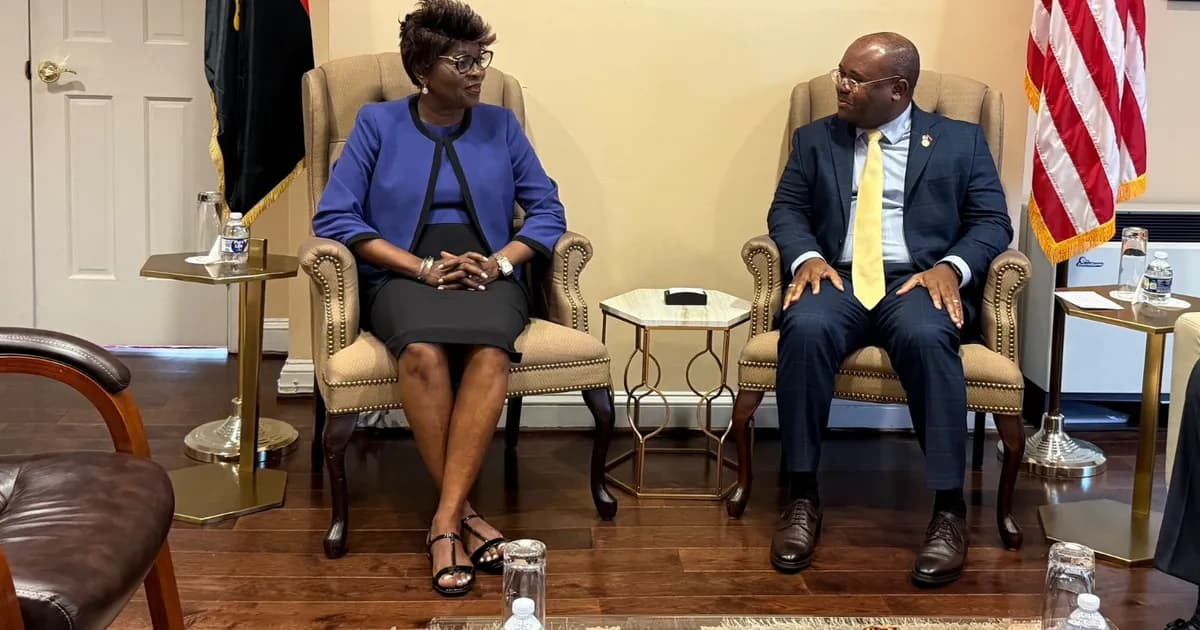 Apóstola Tina recebida por embaixador de Angola nos Estados Unidos da América