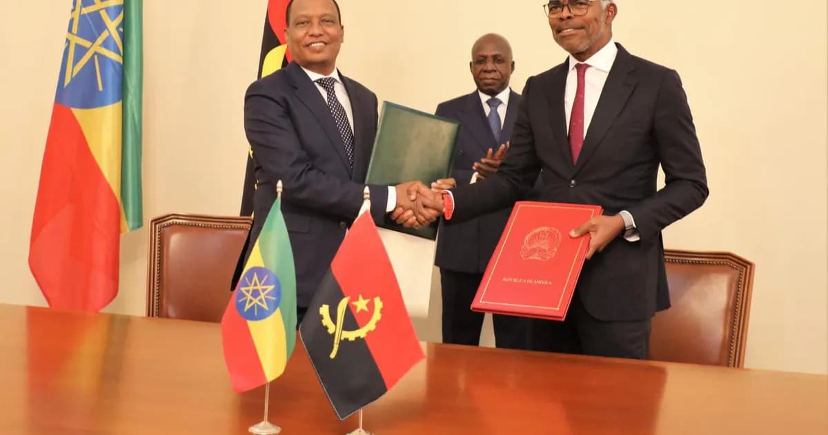 Angola e Etiópia assinam acordo no domínio de Serviços Aéreos
