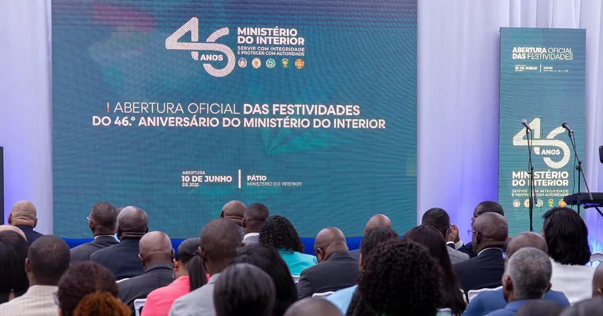 Ministério do Interior abre festividades do 46.º aniversário