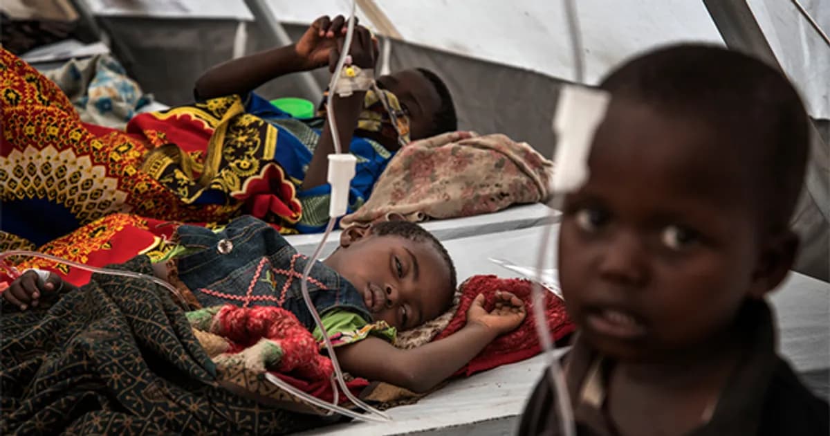 Cólera coloca em risco 80.000 crianças na África Ocidental e Central