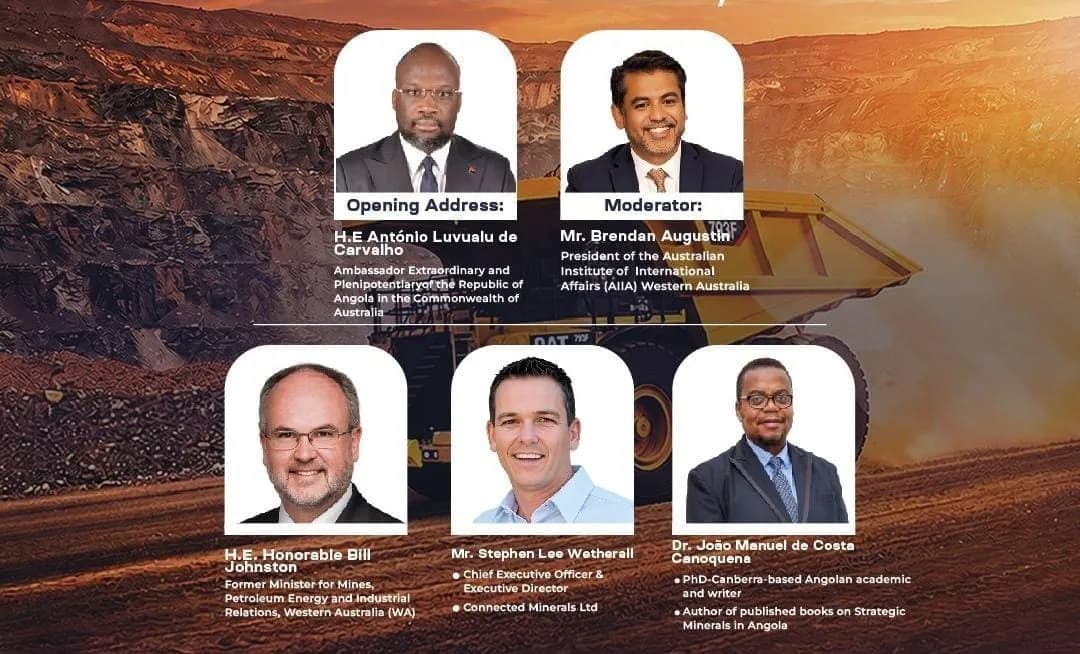 Angola participa pela primeira vez no fórum empresarial sobre mineração na Austrália