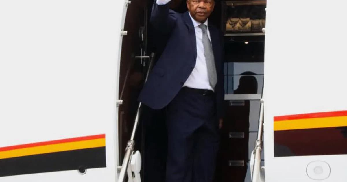 Lourenço inicia visita de Estado a Portugal