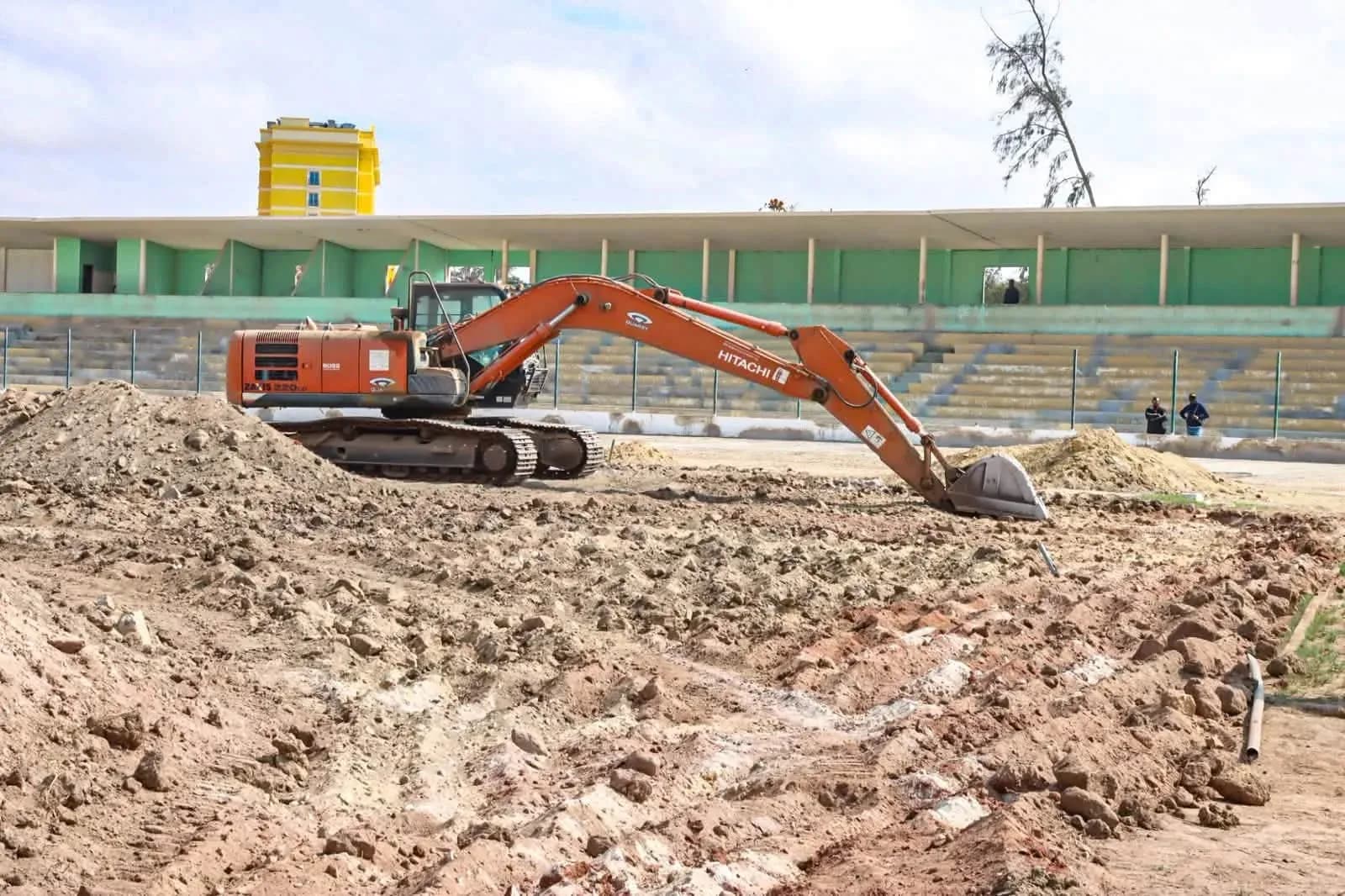 Obras de reabilitação do Estádio Joaquim Morais decorrem a bom ritmo