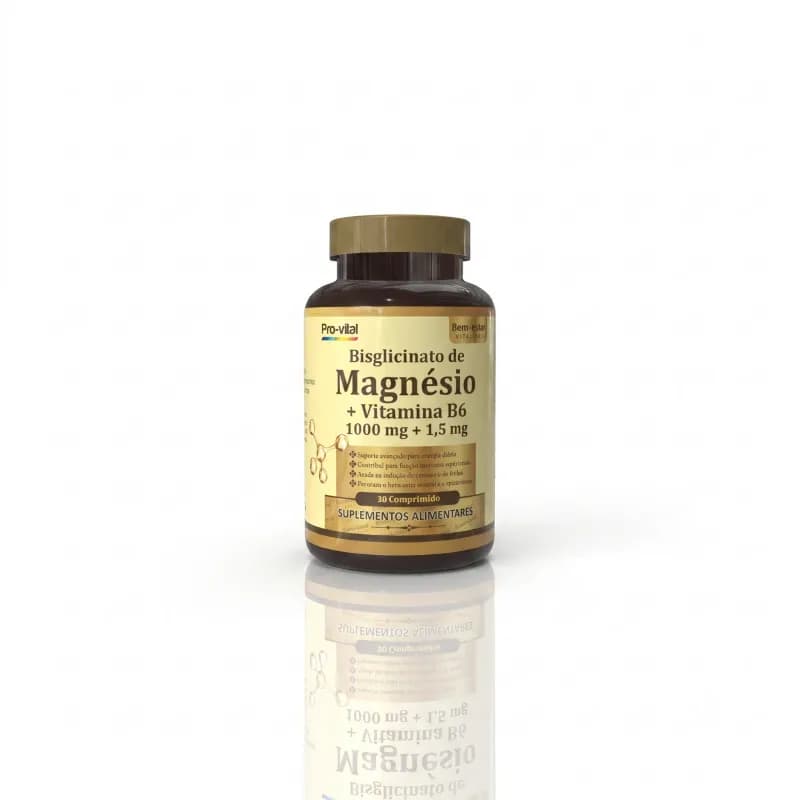 Pro-Vital Equilíbrio Diário Bisglicinato de Magnésio + Vitamina B6 — Sabor: Sem sabor