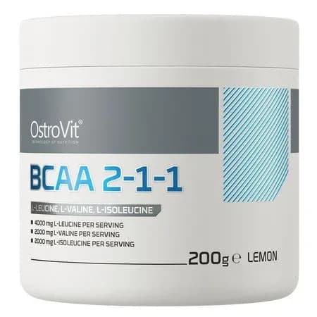 OstroVit BCAA 2:1:1 — Sabores: Natural, Lemon