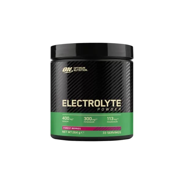 Optimum Nutrition Electrolyte Powder — Sabores: Explosão de Frutos Vermelhos, Limão