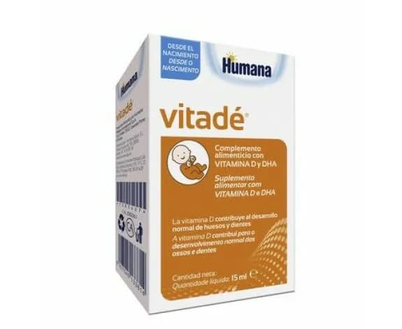 Humana Vitadé Vitamina D3 + DHA — Sabor: Sem sabor