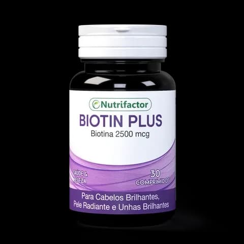 Nutrifactor Biotin Plus — Sabor: Sem sabor
