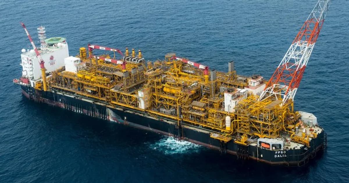 BFA: produção de petróleo e gás cai mais de 10 por cento no segundo trimestre