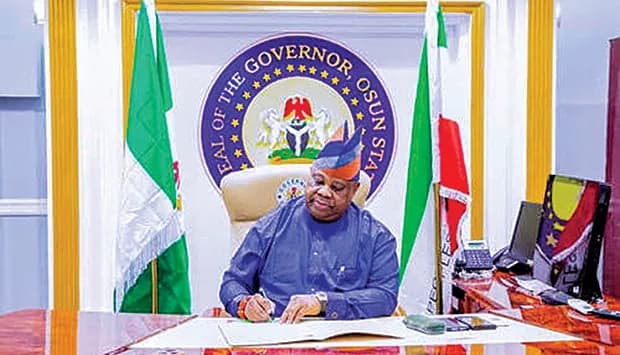 Governador de Osun mantém cargo após triunfo nas eleições