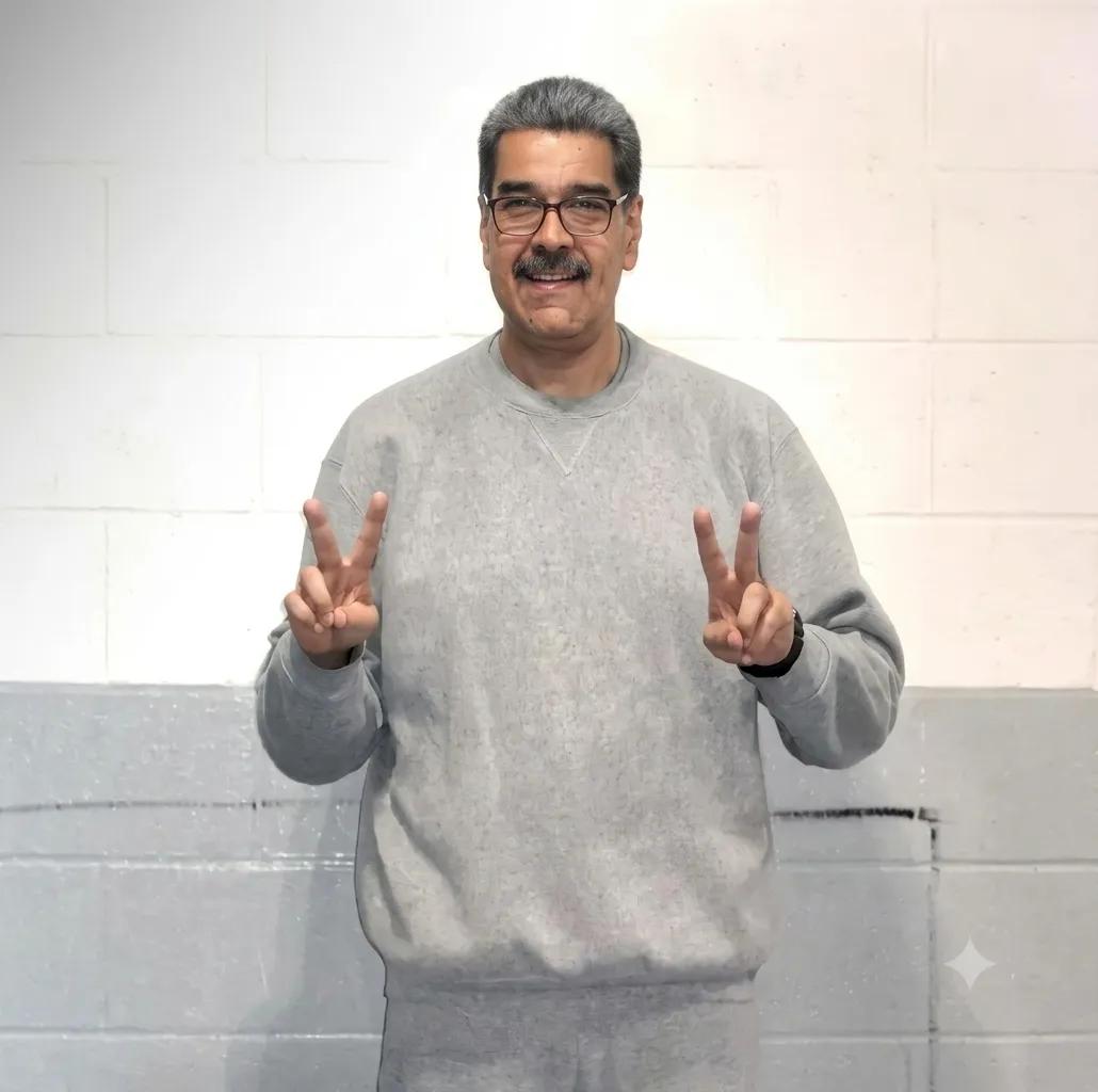 Nicolás Maduro divulga fotos da detenção nos EUA e fala em “presente de amor e esperança”
