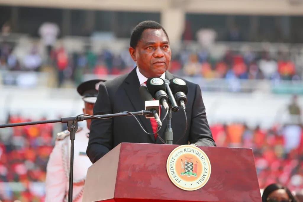 Hichilema inicia segundo mandato na Zâmbia