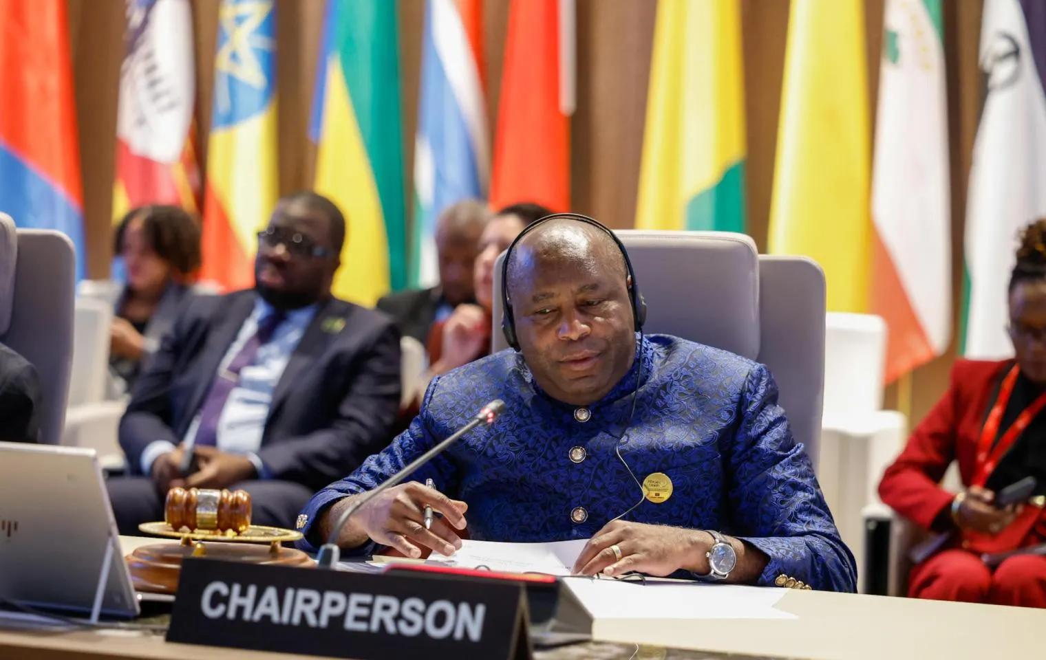 Presidente da União Africana diz que conflitos têm raízes na falta de governação