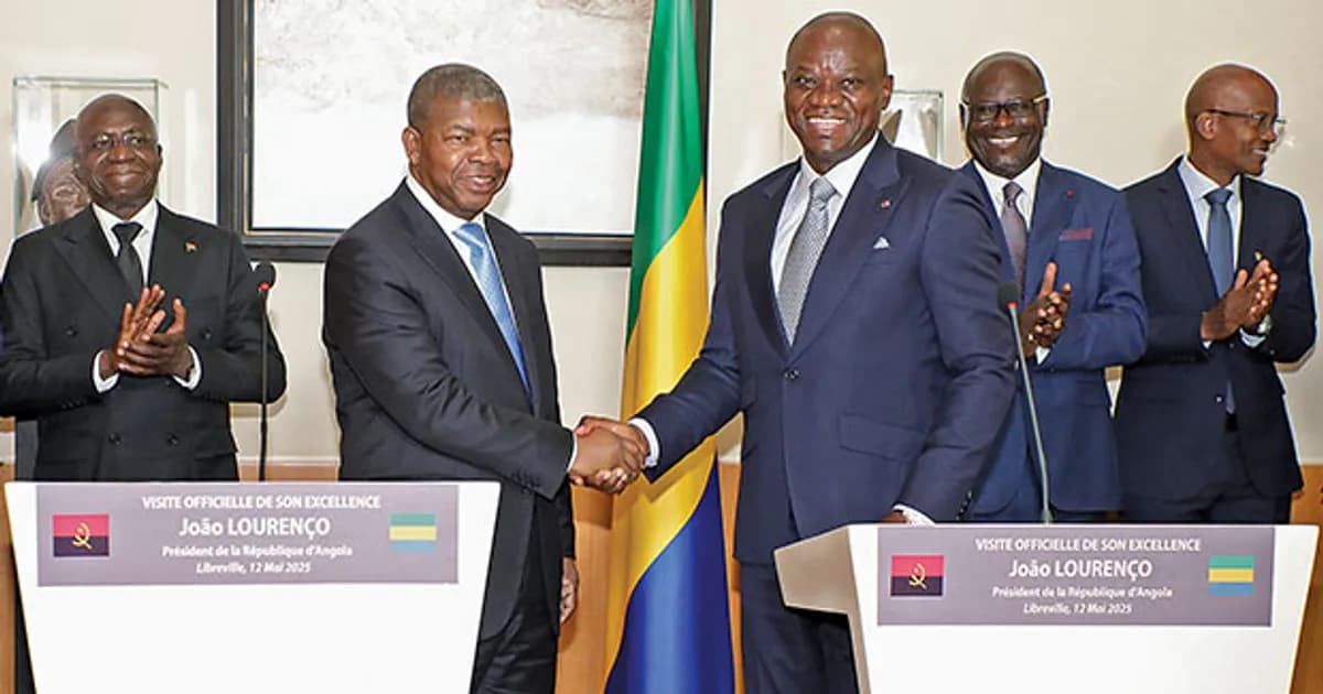 Lourenço relança cooperação Angola-Gabão